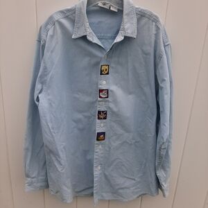 Vintage Warner Brothrrs Acme  Chambray Top